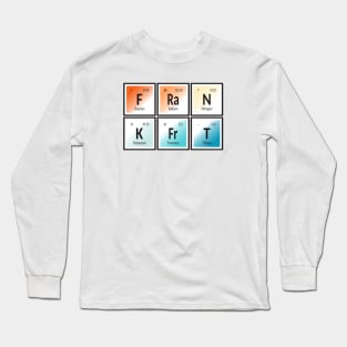 Frankfurt | Periodic Table Long Sleeve T-Shirt